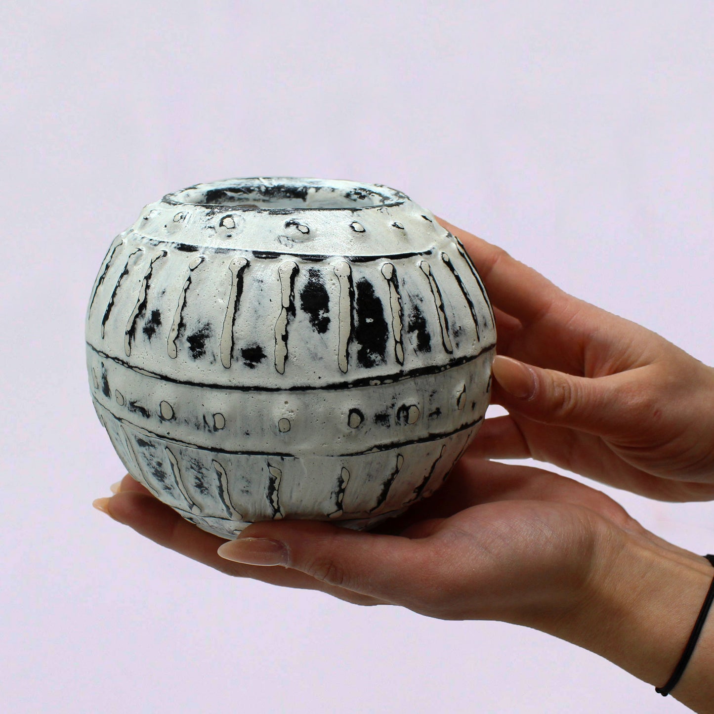 Lombok Ceramic Vase - Greek Clay 10cm