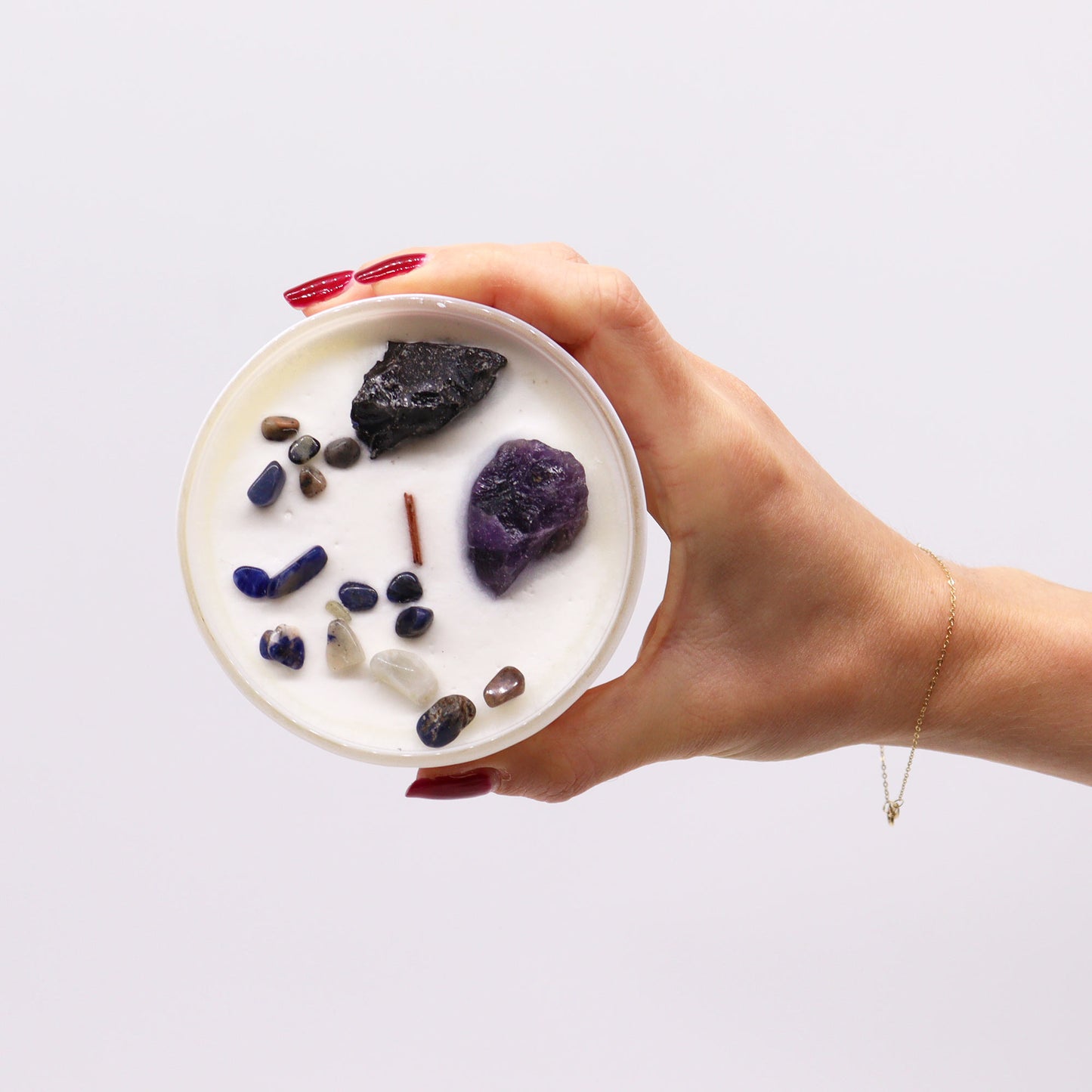 Chakra-Kristallkerzen - Solarplexus-Chakra