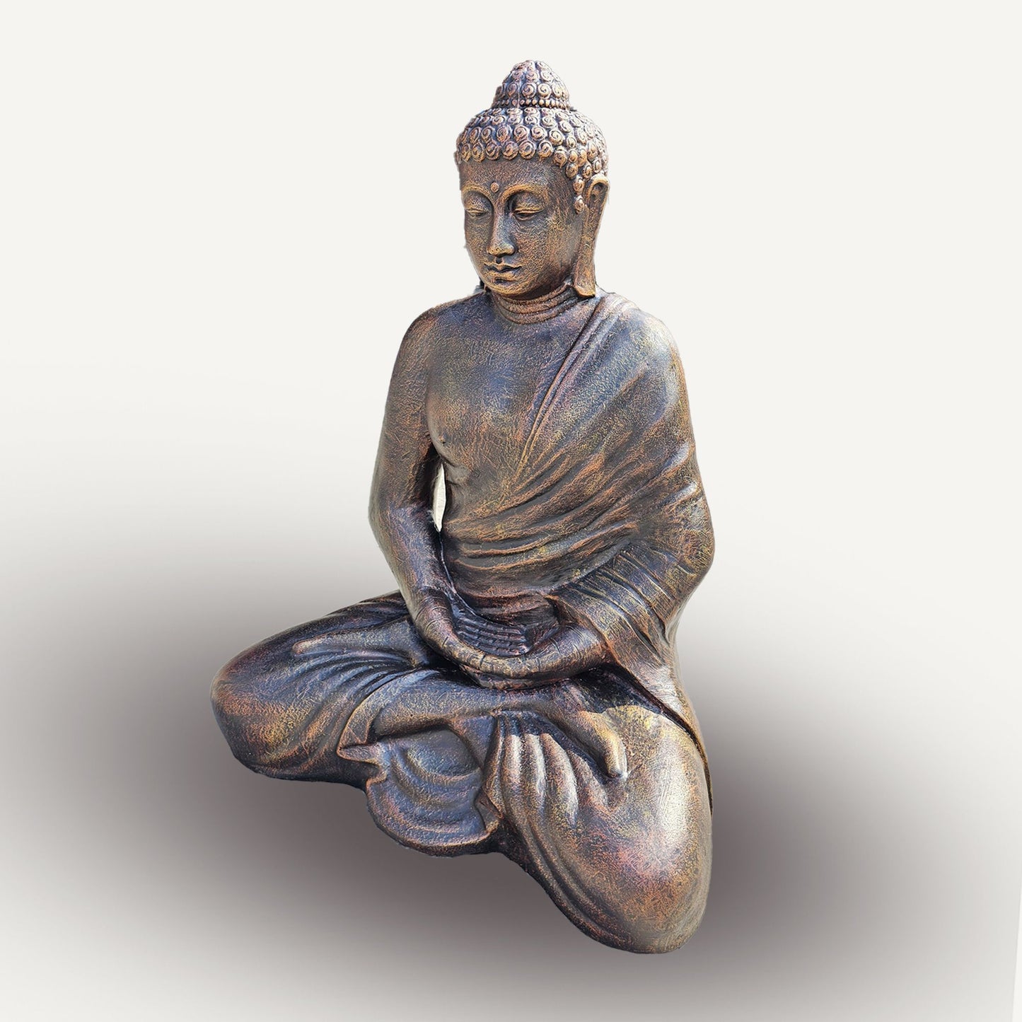 Großer antiker goldener thailändischer Buddha – 0,96 m