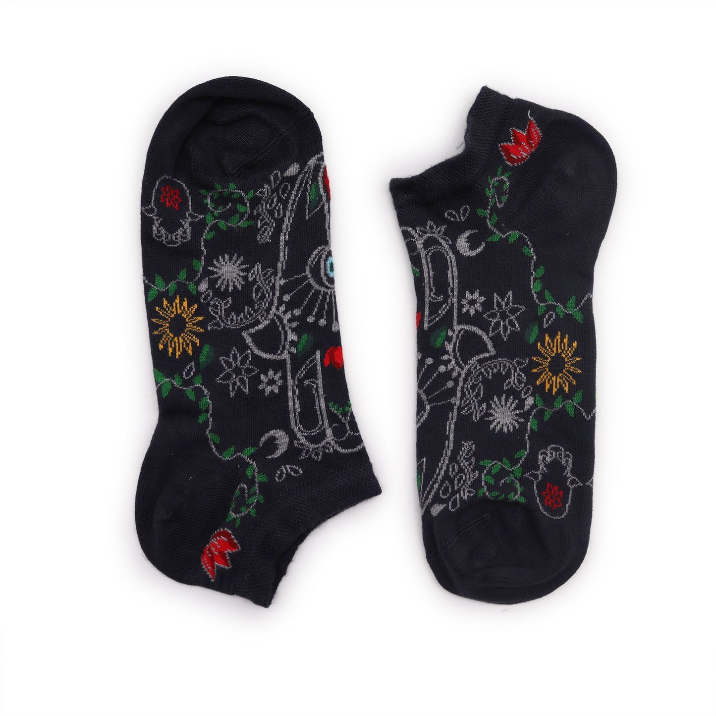 S/M Hop Hare Bamboo Socks Low (36-40) - Hamsa