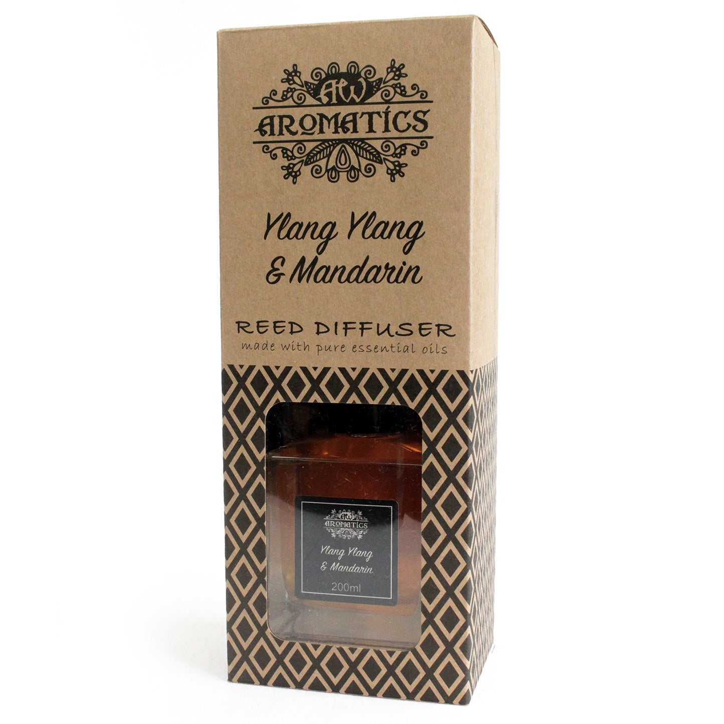 200ml Ylang Ylang & Mandarin Essential Oil Reed Diffuser