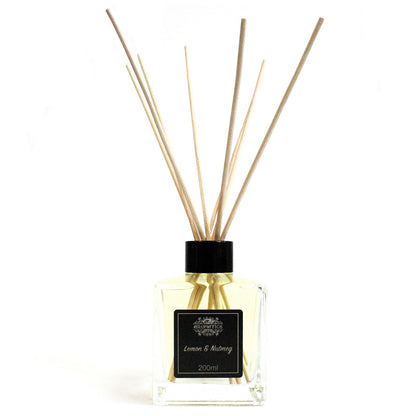 200ml Lemon & Nutmeg Essential Oil Reed Diffuser