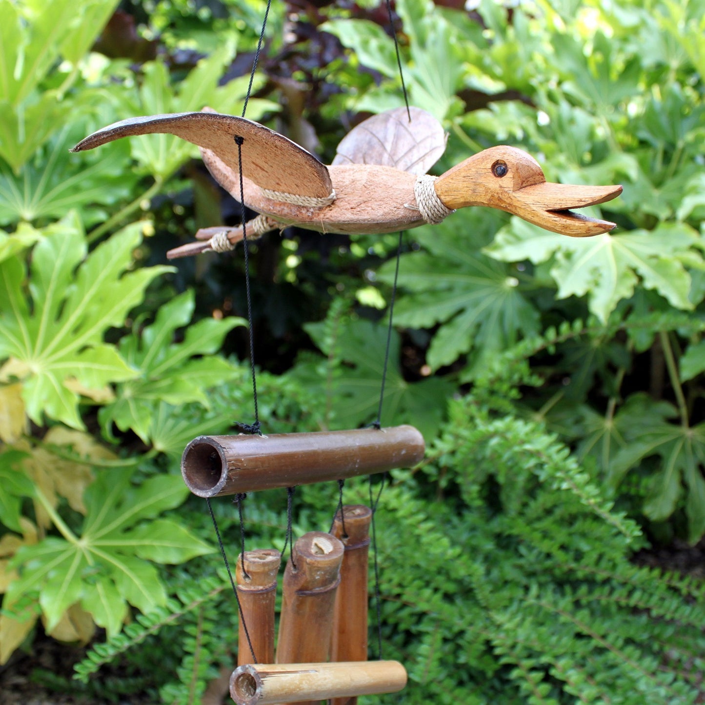 1x Coconut Duck Windchimes