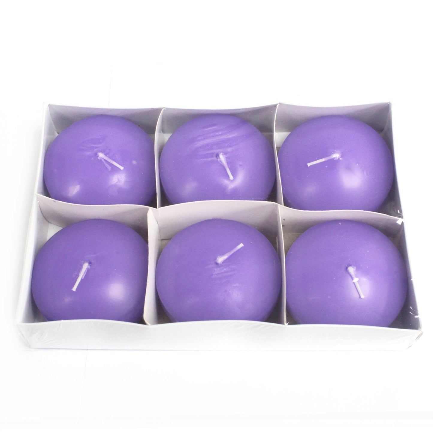 3x Large Floating Candles - Lilac