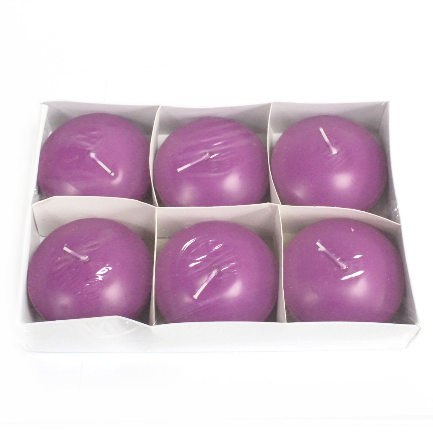 3x Large Floating Candles - Lavender