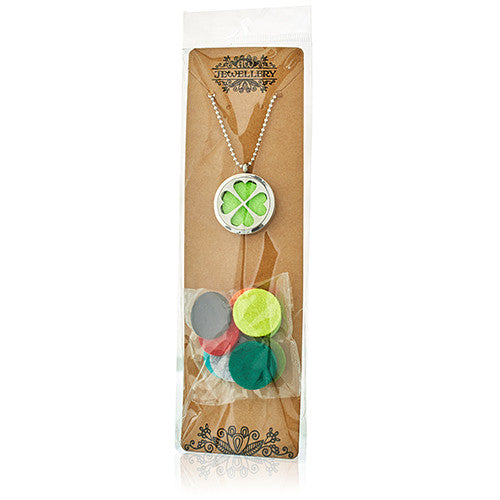 Aromatherapy Diffuser Necklace - Leaf 30mm