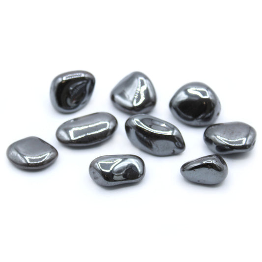 Pack of 24 L Tumble Stones - Hematite