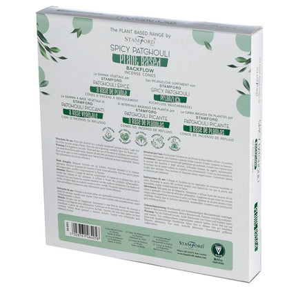 Plant Based Backflow Incense Cones - Spicy Patchouli