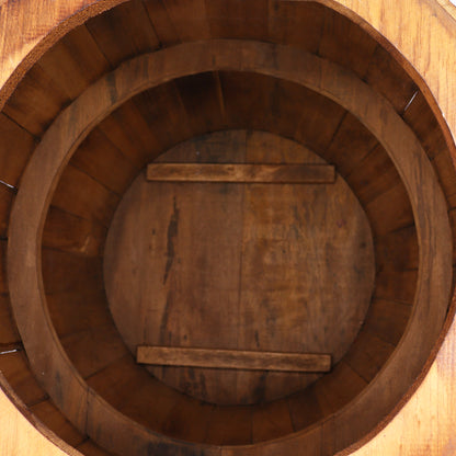 Beer Barrel Table - Natural