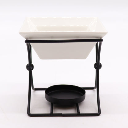 Ceramic & Metal Square Stand