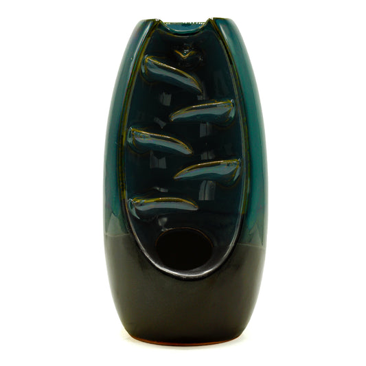 Backflow Incense Burner - Serine Oval Cascade