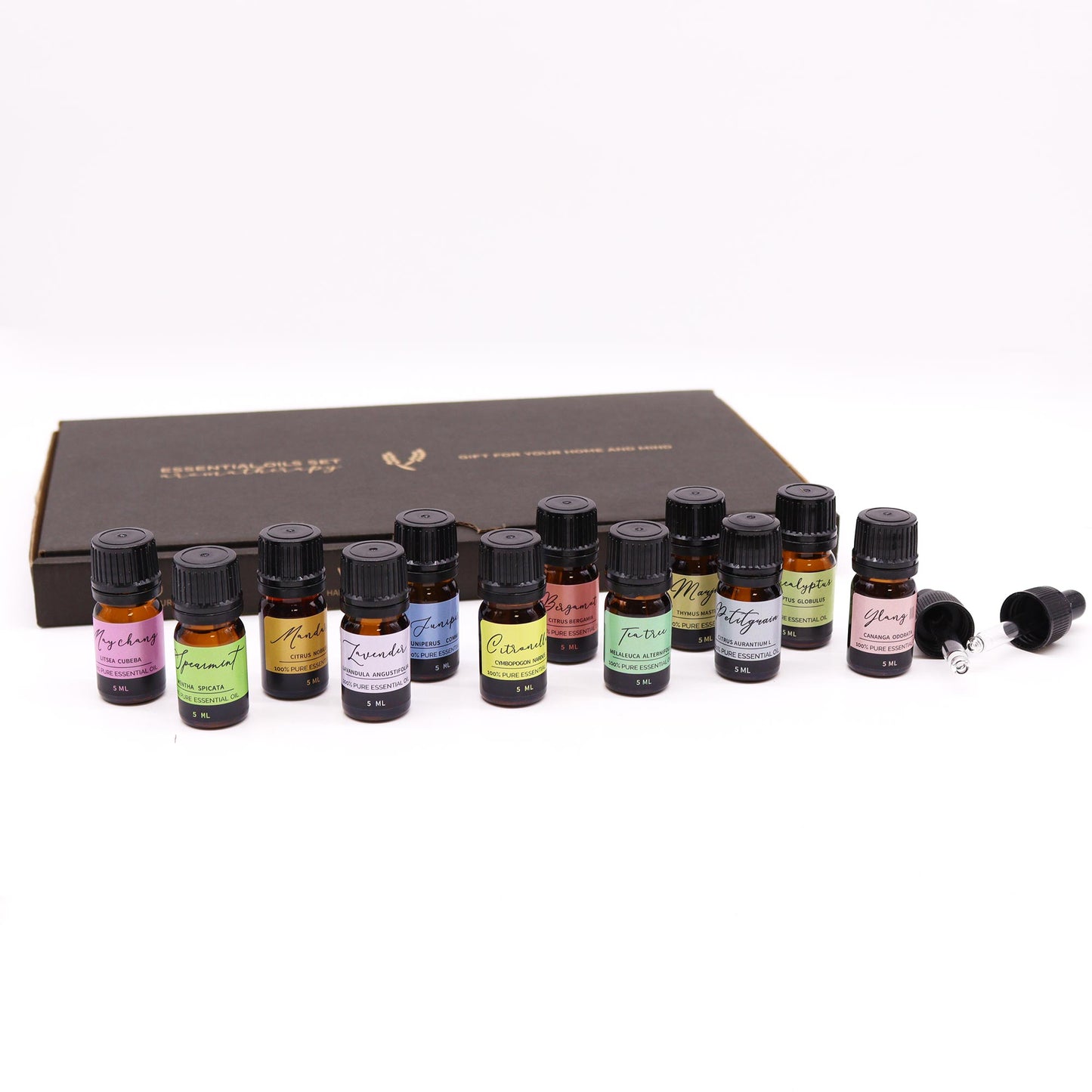 Aromatherapie-Set mit ätherischen Ölen – Frühling