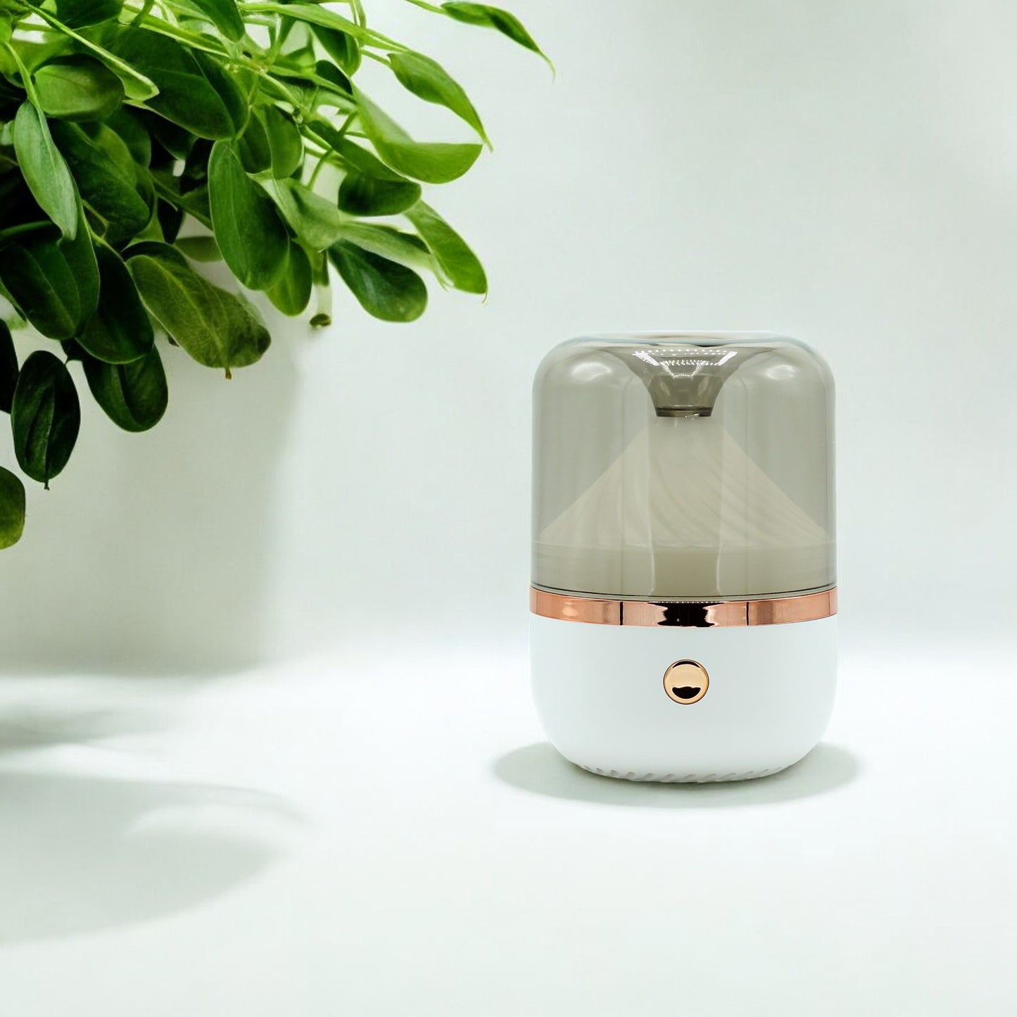 Urban Aroma Diffuser White & Bronze- USB - Colour Change