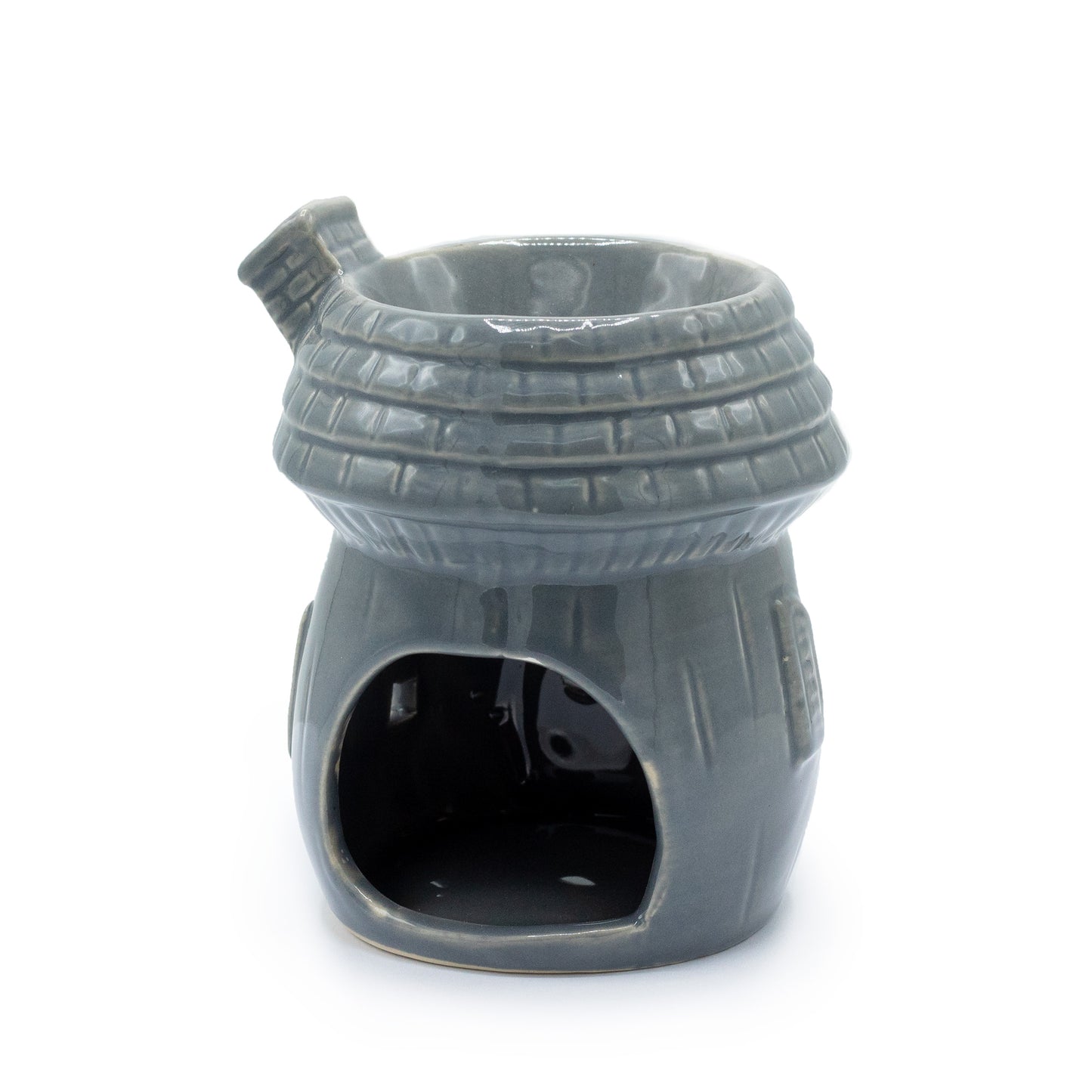 Mushroom House Oil Burner - Grey