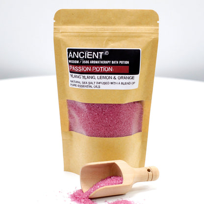 Aromatherapy Bath Potion in Kraft Bag 350g - Passion