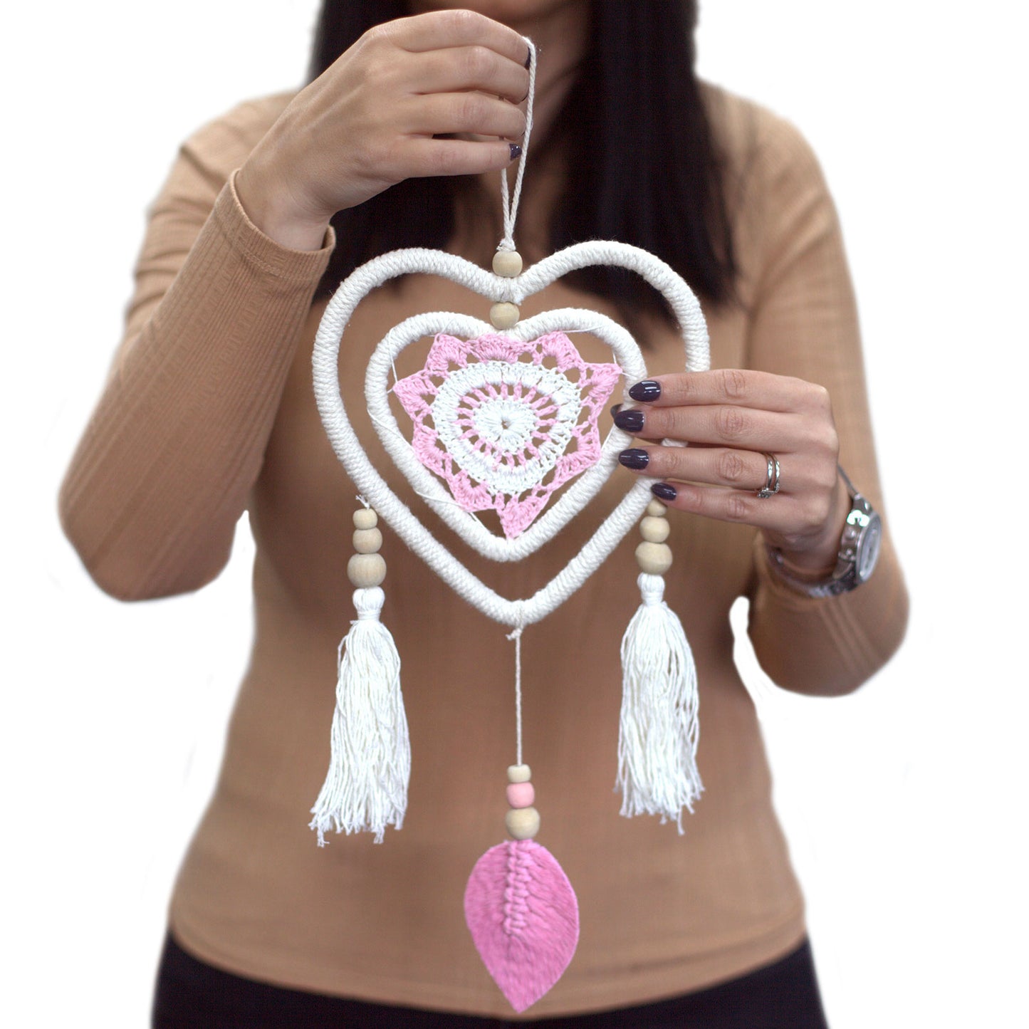 Dream Chacher - Medium Pink Heart in Heart