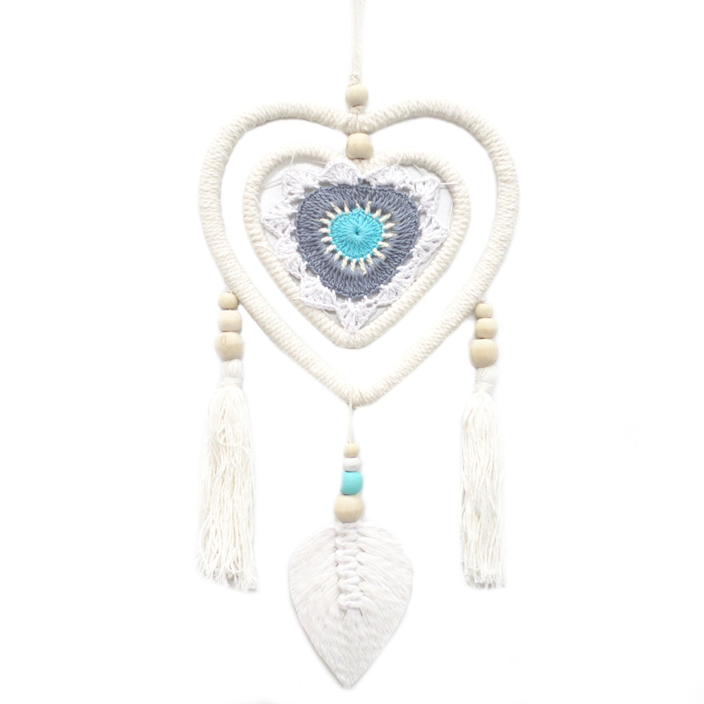 Dream Chacher - Medium Blue Heart in Heart