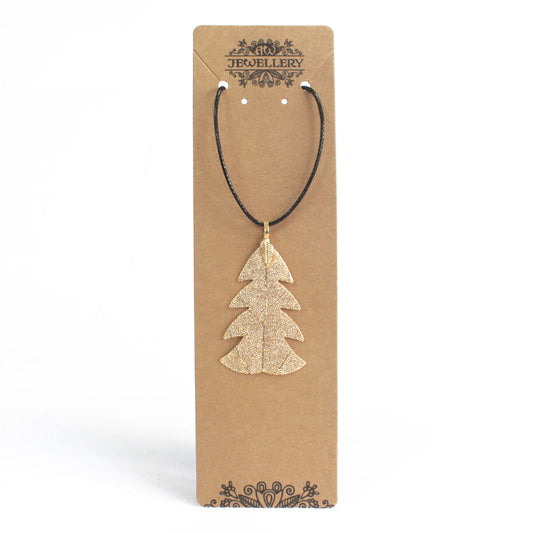 Necklace - Festive Fir - Gold