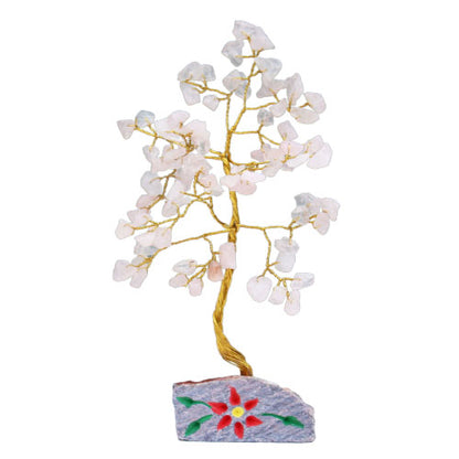 Rose Quartz Gemstone Tree - 80 Stones