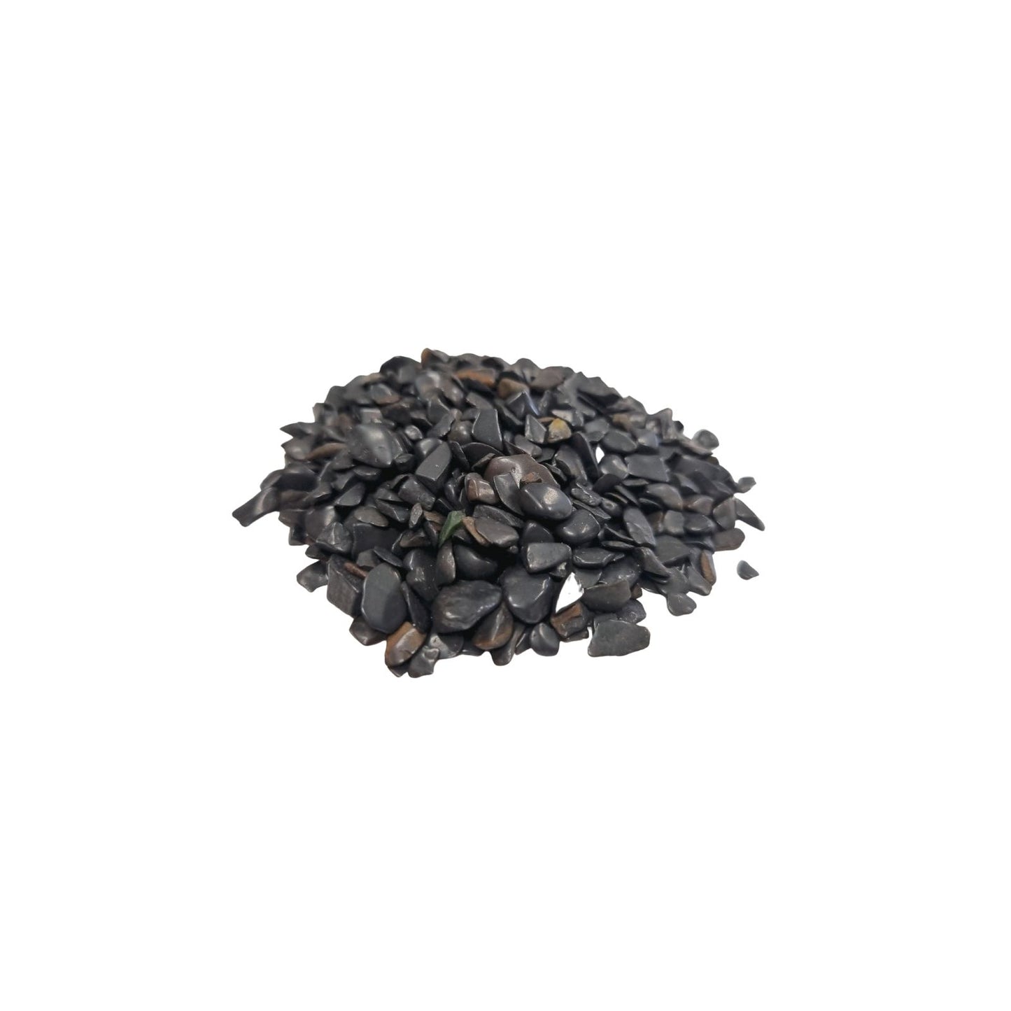 Black Tourmaline Gemstone Chips Bulk - 1KG