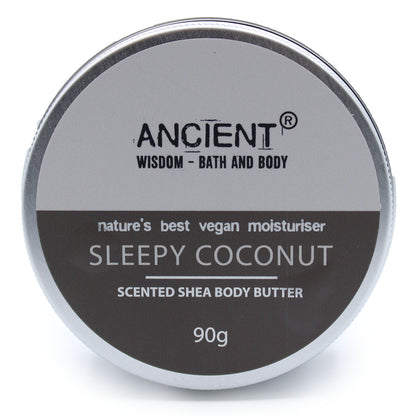 Duftende Shea-Körperbutter 90 g - Sleepy Coconut