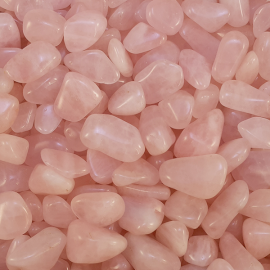 Pack of 24 Tumble Stones - Rose Quartz M (K grade)