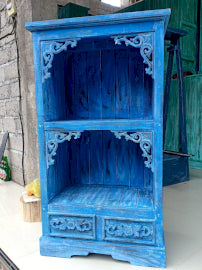 Albasia Bathroom Cabinet - Bluewash