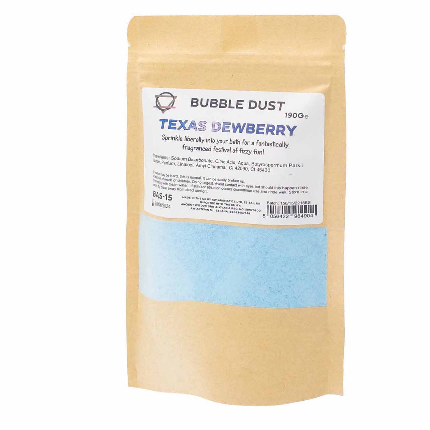 Texas Dewberry Badepulver 200g