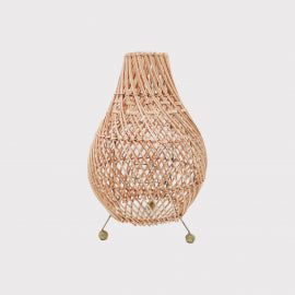 Rattan Table Lamps - Natural