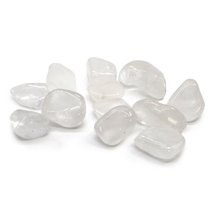 Pack of 24 L Tumble Stones - Rock Crystal