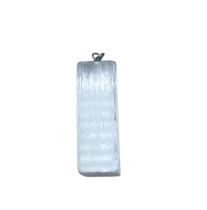 Selenite Natural Pendent