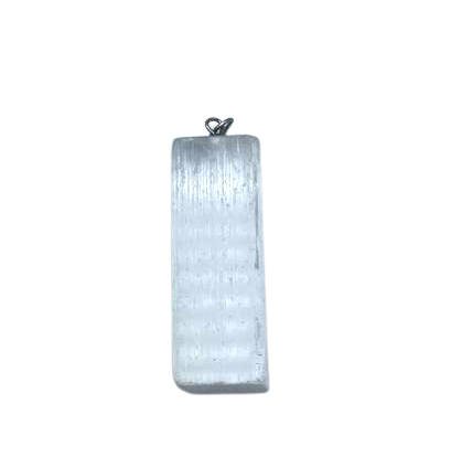 Selenite Natural Pendent