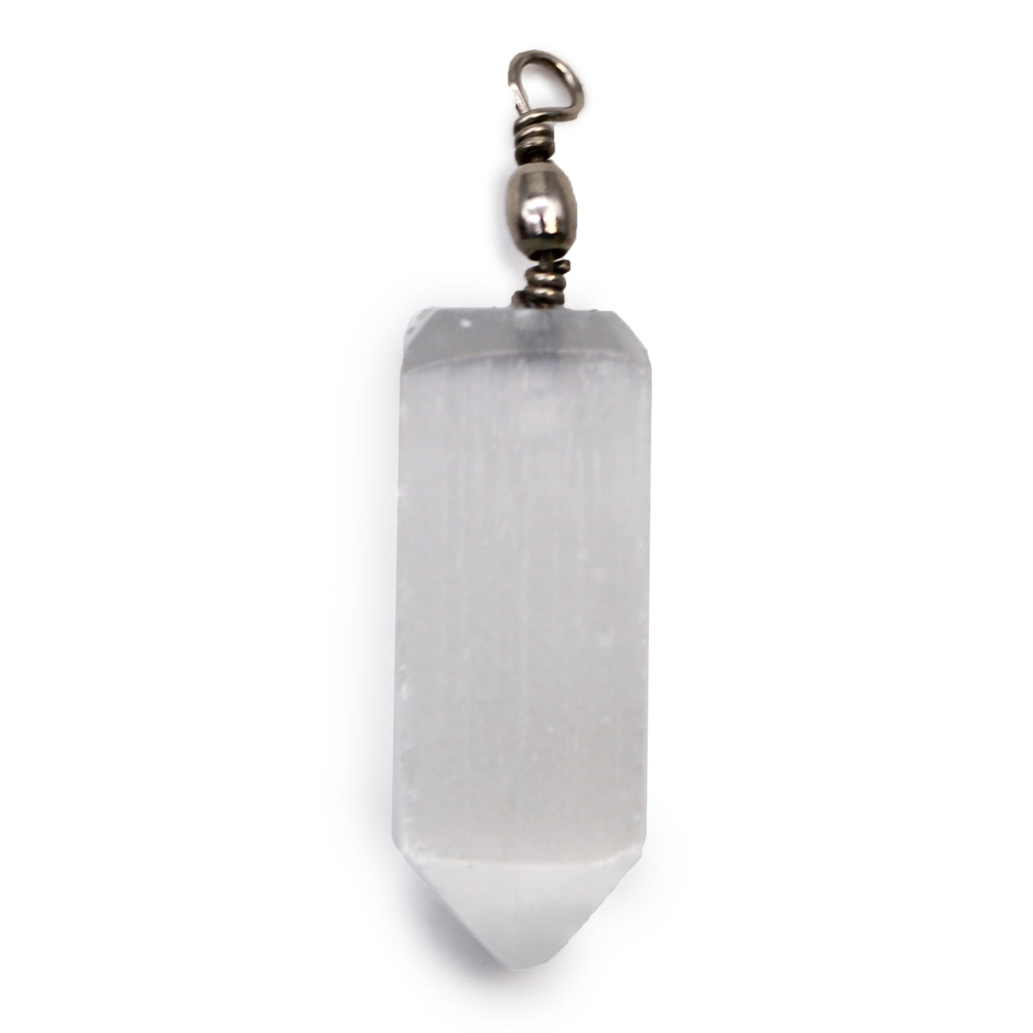 Selenite Obelix Pendent