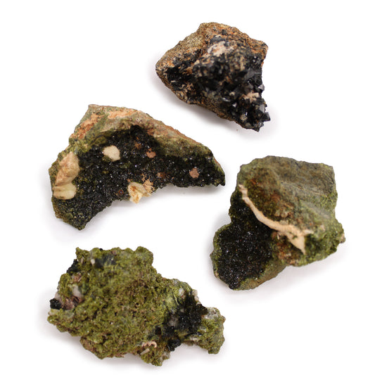 Mineral Specimens - Epidote (approx 10 pieces)