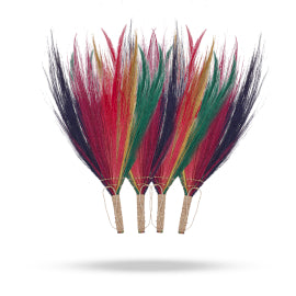 Set 4 - Pampas Broom - Rainbow Colours