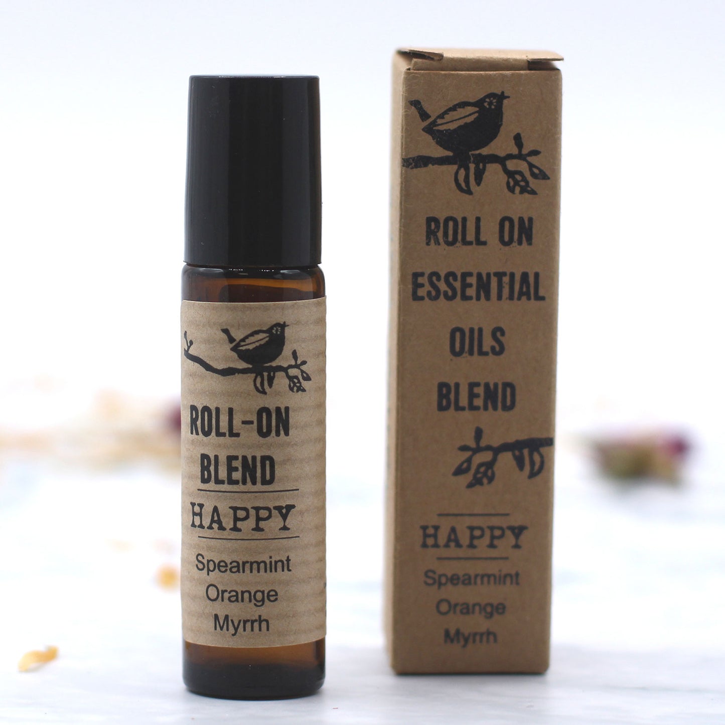 10 ml Roll-On-Mischung aus ätherischen Ölen – HAPPY