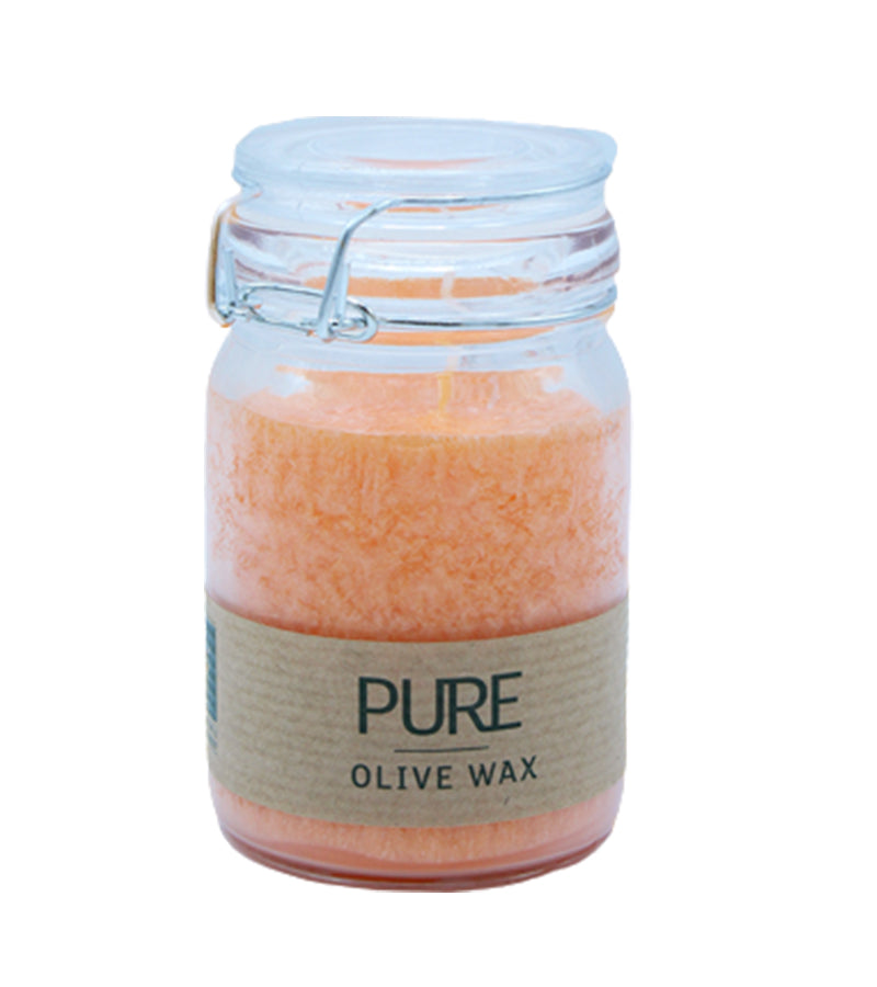 Pure Olive Wax Jar Candle 120x70 - Mandarin