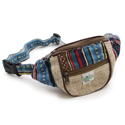 Bum Bag - Hemp & Cotton Random Design