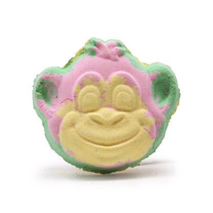 Monkey Bathbomb 90g - Guava & Strawberry