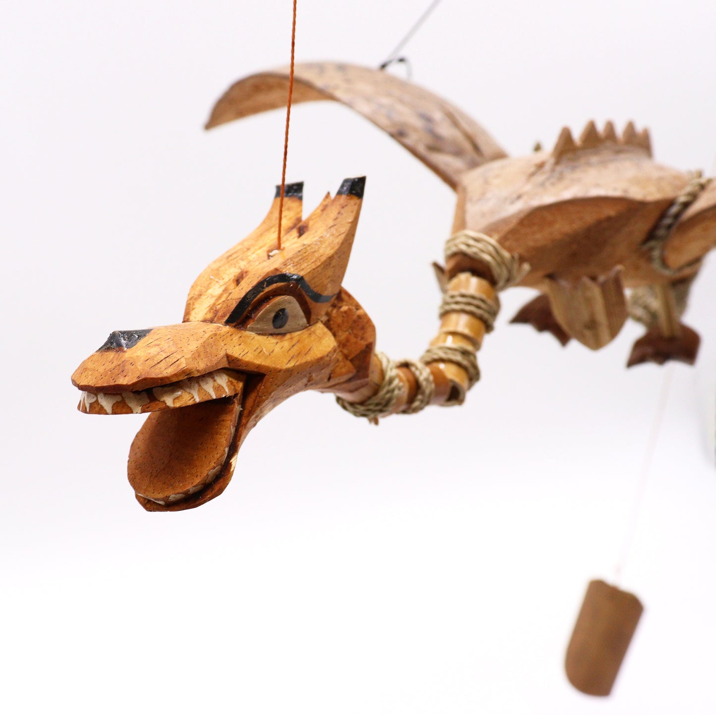 Natural Coconut Dragon Mobile 37cm