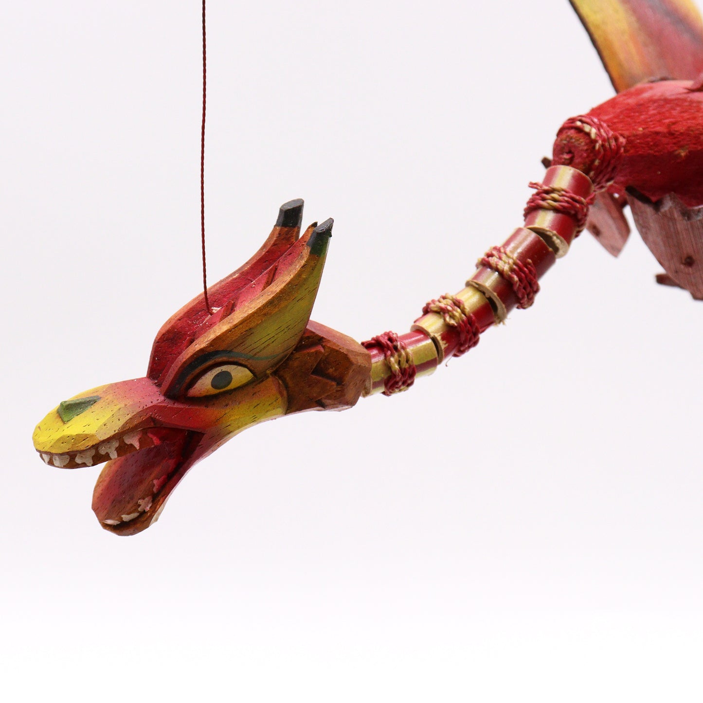 Red Coconut Dragon Mobile 37cm