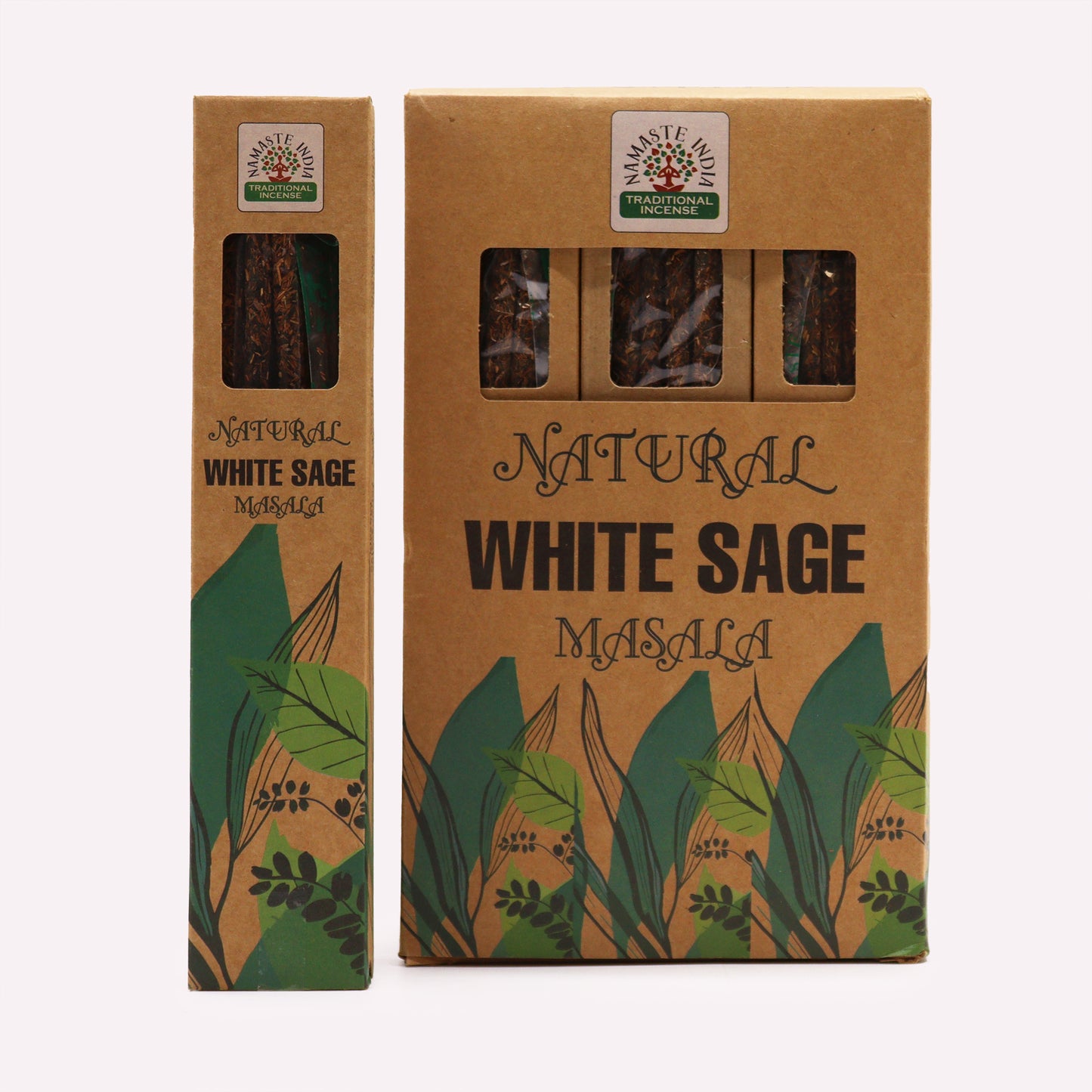 Natural Botanical Masala Incense - White Sage