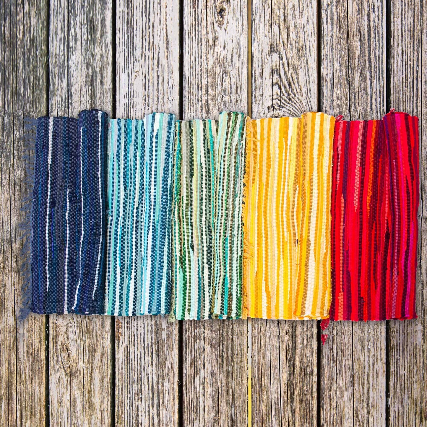 Kleiner Flickenteppich – 50 x 90 cm – Premiumqualität – Shocking Pinks 