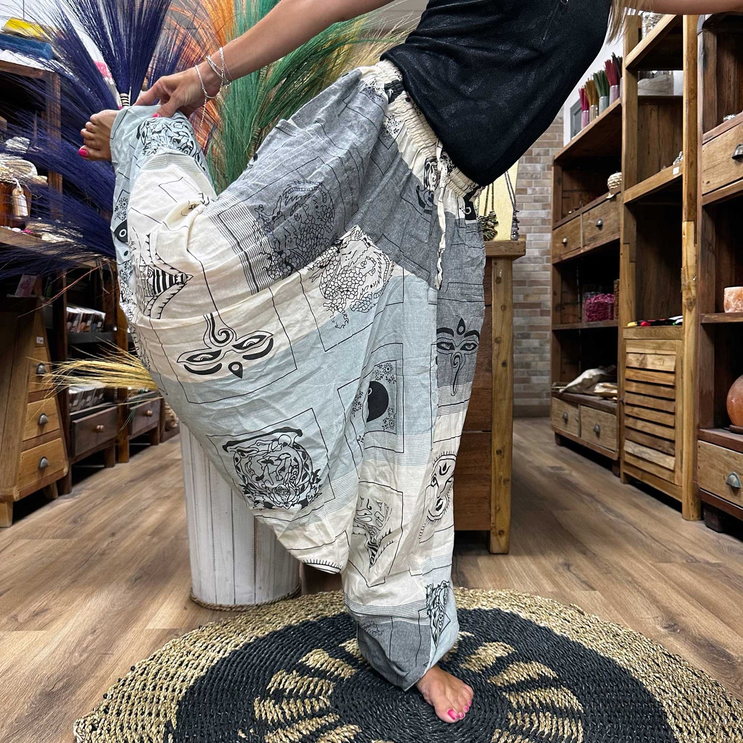 Yoga & Festival Pants Himalayan Print