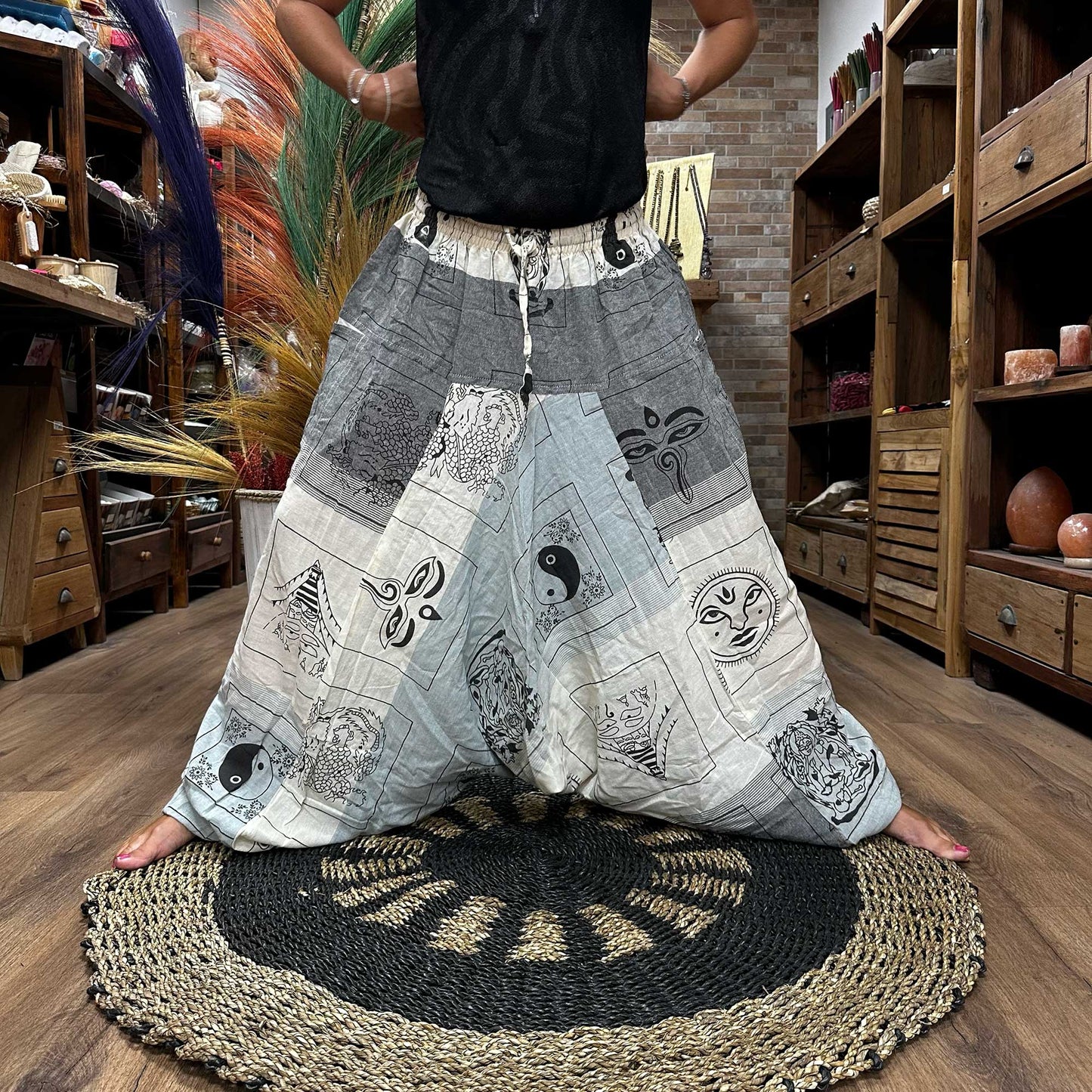Yoga & Festival Pants Himalayan Print