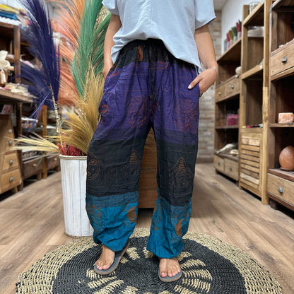 Yoga & Festival Pants Himalayan Print