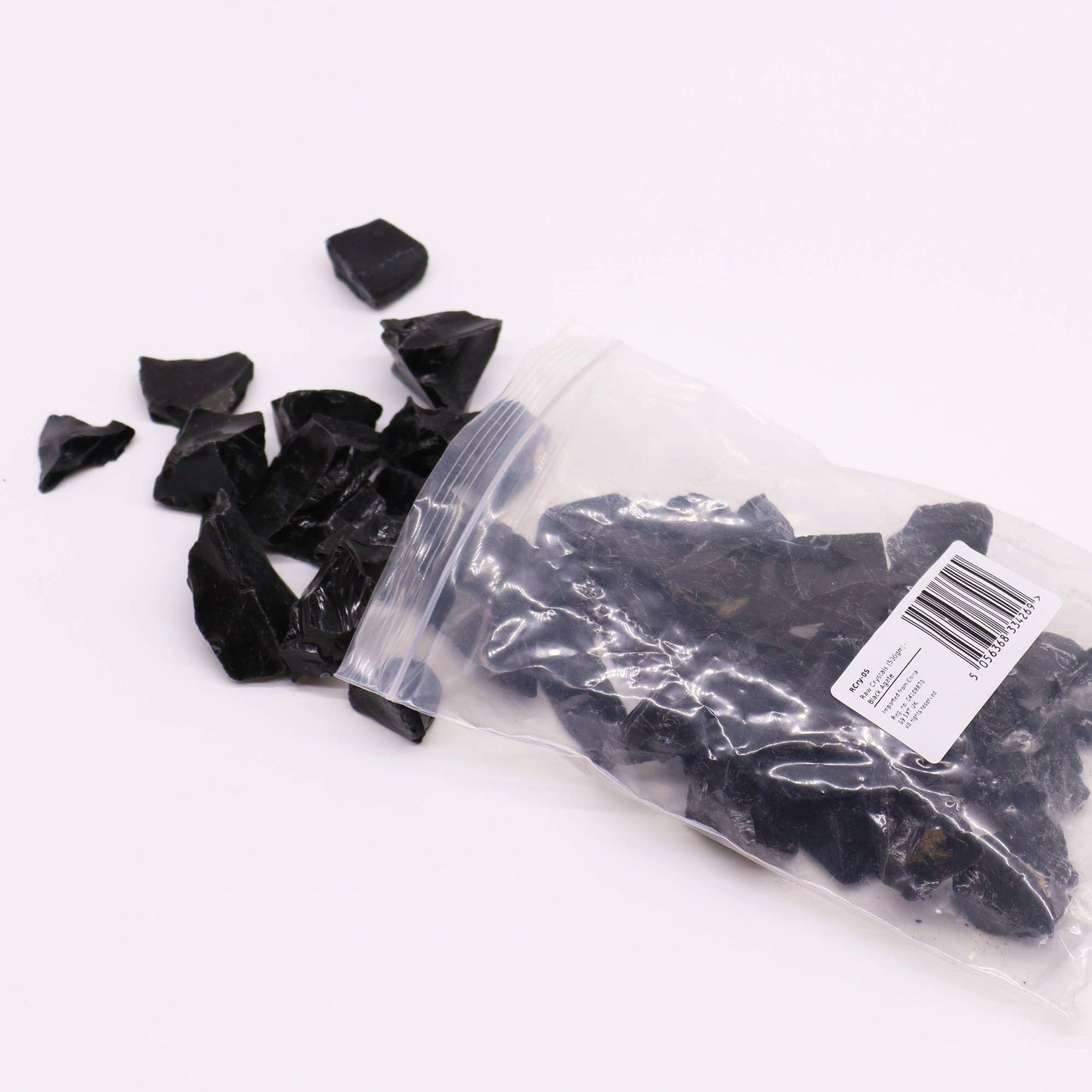 Rohkristalle (500 g) – Schwarzer Obsidian