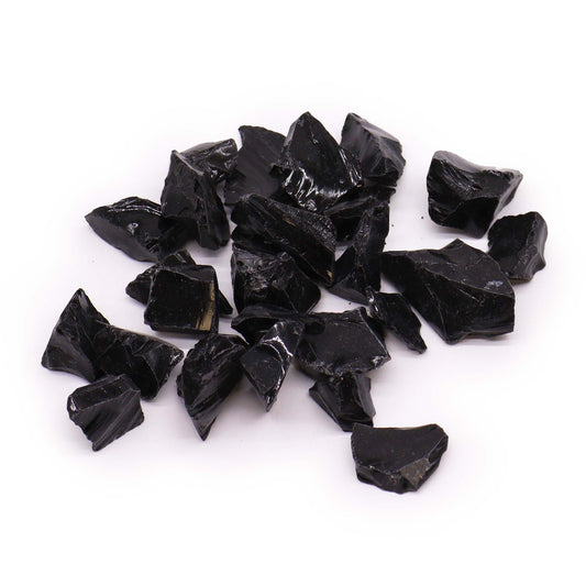 Rohkristalle (500 g) – Schwarzer Obsidian