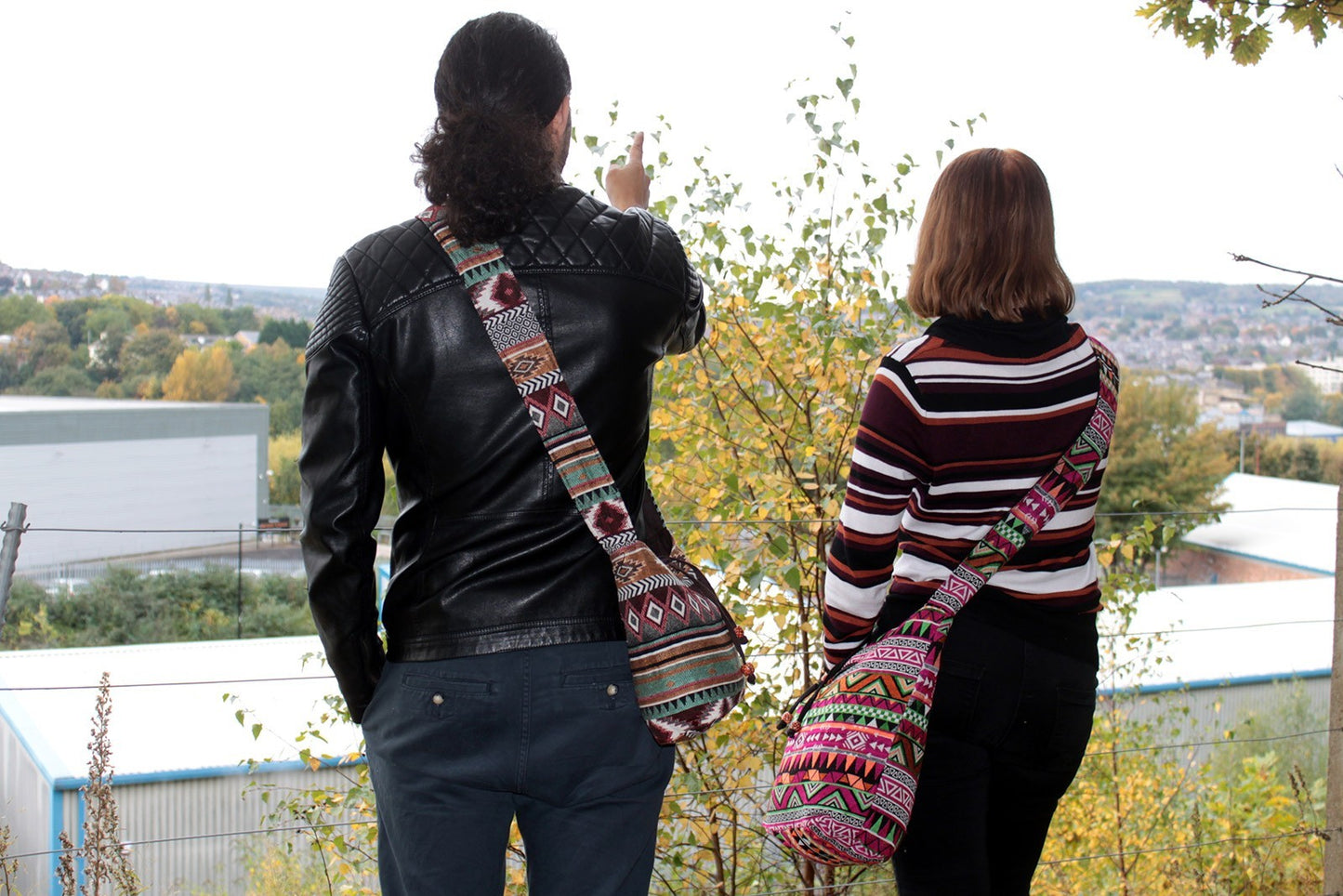 Jacquard Bag - Pink Student Back