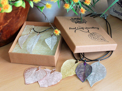 Earrings - Bravery Leaf - Rainbow